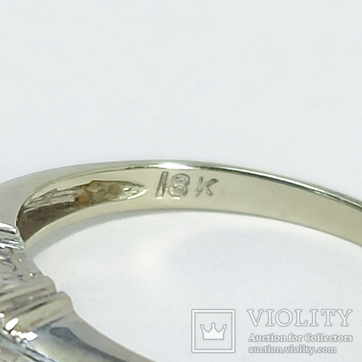 Золотое помолвочное кольцо с бриллиантом, фото №7