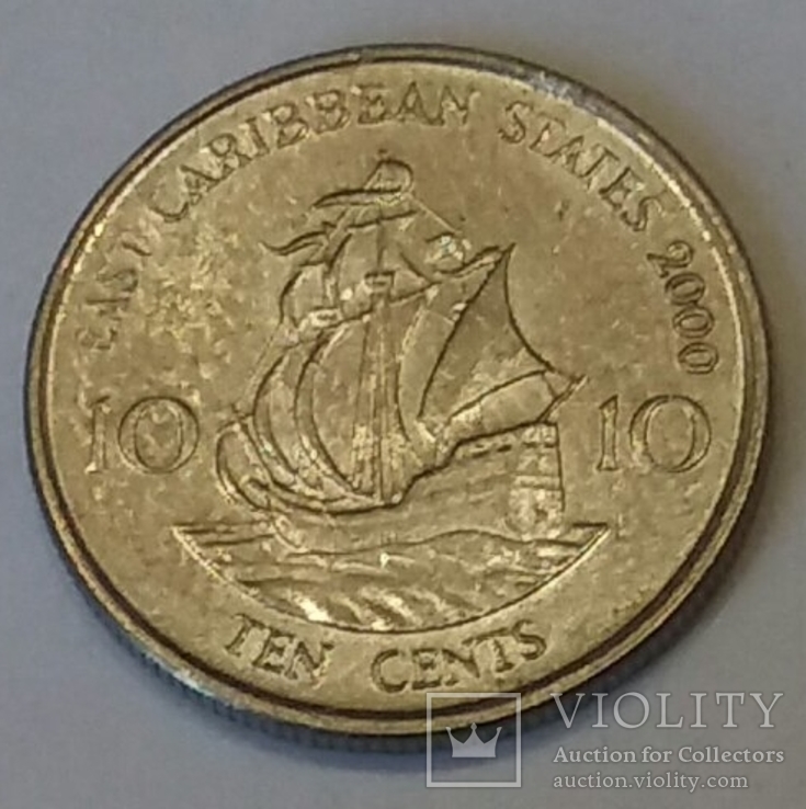 Східні Карибські Штати 10 центів, 2000, фото №2