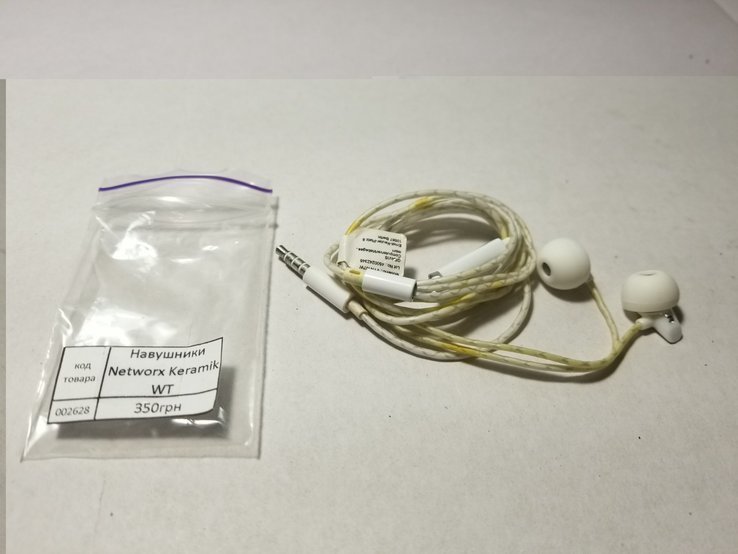 Наушники Networx Keramik In-Ear Headset WT Оригинал с Германии, photo number 2