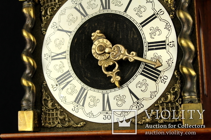 Голландские настенные часы Warmink Wuba с немецким механизмом Franz Hermle &amp; Sohn, фото №5
