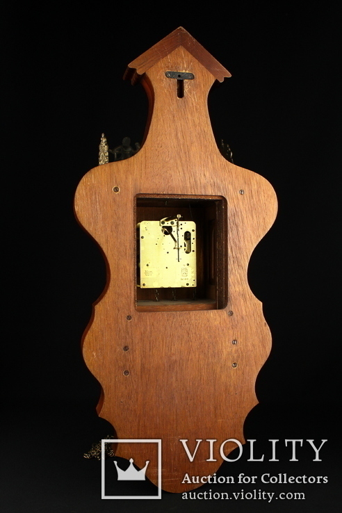 Голландские настенные часы Warmink Wuba с немецким механизмом Franz Hermle &amp; Sohn, фото №13