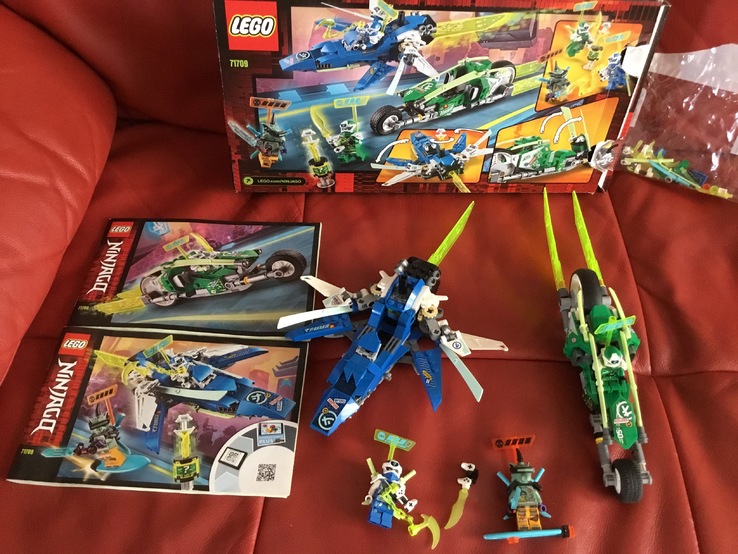 LEGO Лего NINJAGO Скоростные рейсеры Джея и Ллойда 71709, фото №4