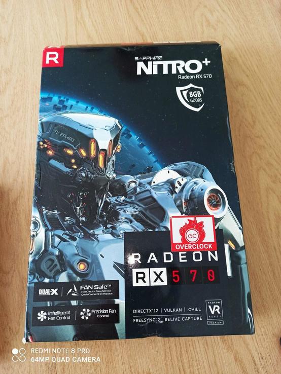 RADEON RX570 NITRO+ 8Gb