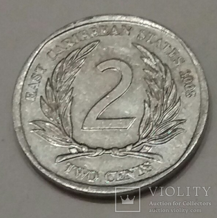 Східні Карибські Штати 2 центи, 2008, фото №3