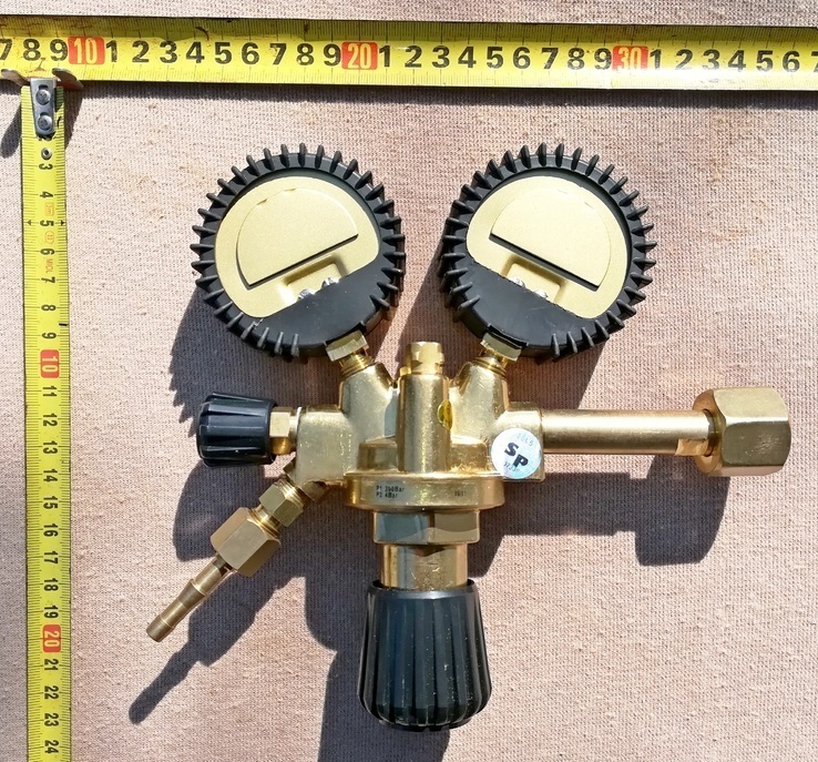 Газовий,балонний редуктор CO2, TR-07., фото №3