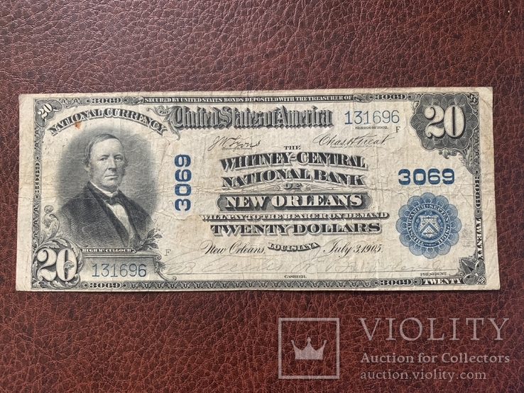 20 доларів / доларов 1905