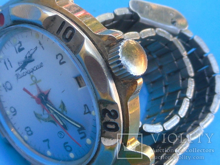 Часы,командирские,с браслетом на увереном ходу,, фото №8
