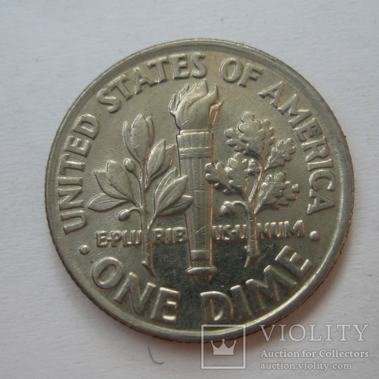 США 10 центов 1993 года. D, фото №6