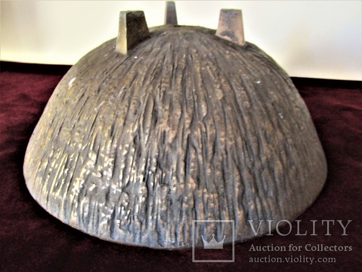 Огромное старинное Кашпо Жардиньерка бронза 8 кг., фото №6