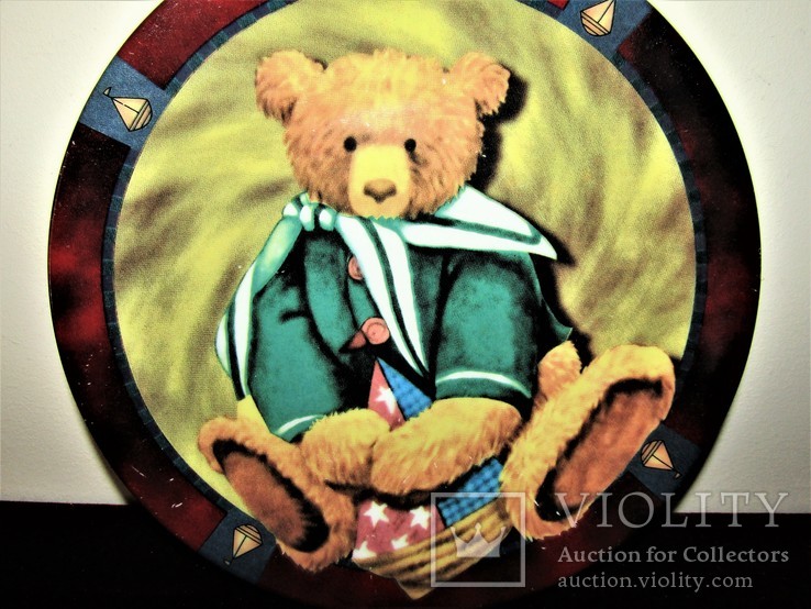 Декоративные тарелки плюшевые мишки Тедди Teddy bears мальчик и девочка, фото №5