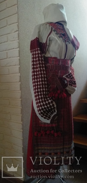Старовинний національний одяг. Сорочка пояс крайка запаска обгортка, фото №2