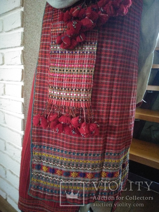 Старовинний національний одяг. Сорочка пояс крайка запаска обгортка, фото №3