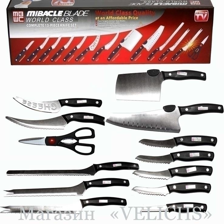 Набор ножей Mibacle Blade World Class (13 предметов), фото №10
