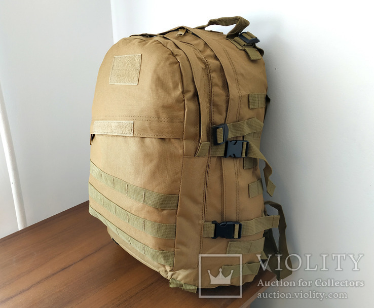Тактический военный рюкзак Raid с системой M.O.L.L.E кайот, фото №7