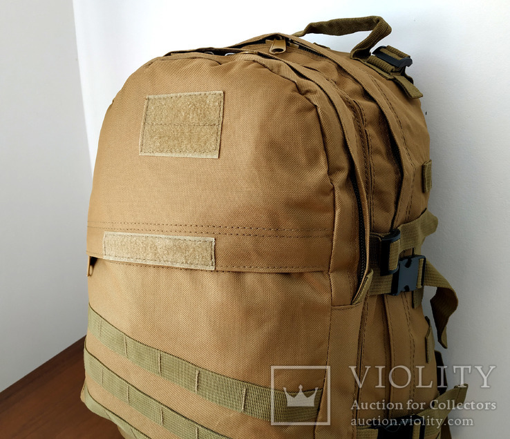 Тактический военный рюкзак Raid с системой M.O.L.L.E кайот, фото №8