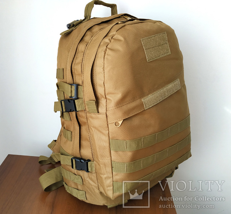 Тактический военный рюкзак Raid с системой M.O.L.L.E кайот, фото №9