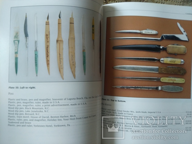 Ножи для бумаг. Каталог с ценами. Collector's Guide to Letter Openers, photo number 5