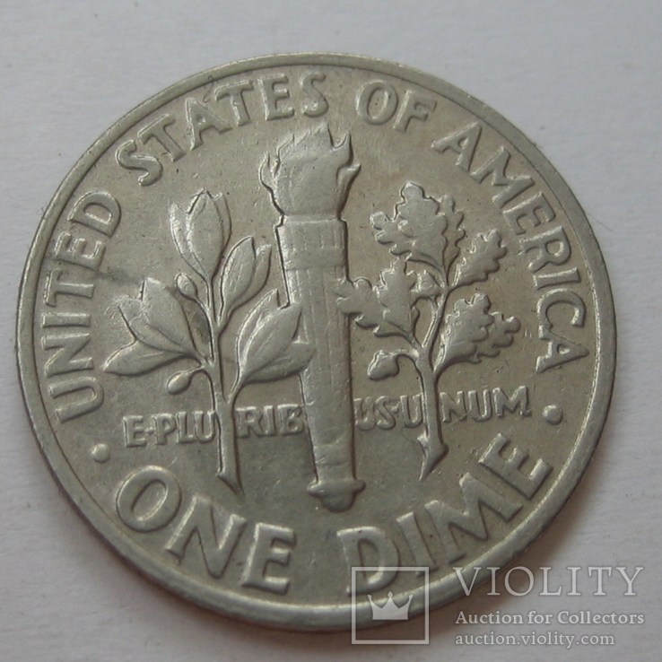 США 10 центов 1968 года.D, фото №10