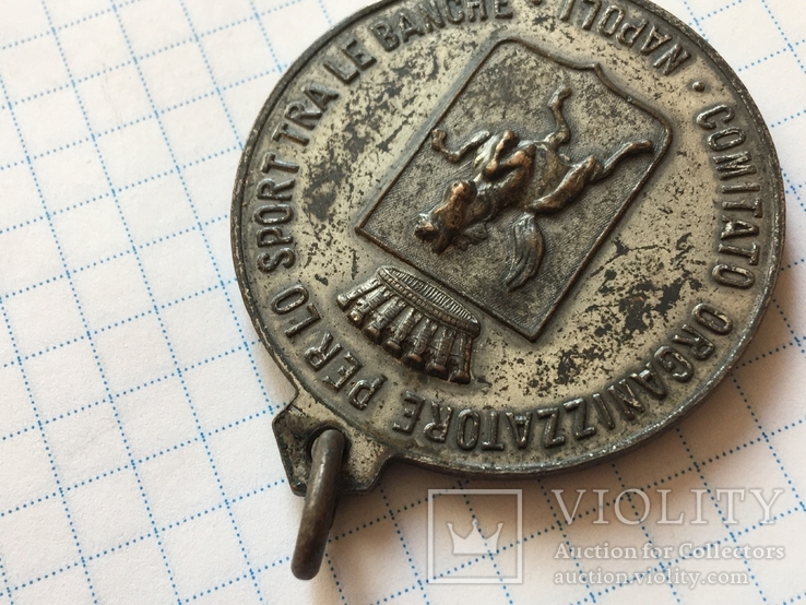 Медаль Napoli в тяж. метале, фото №4