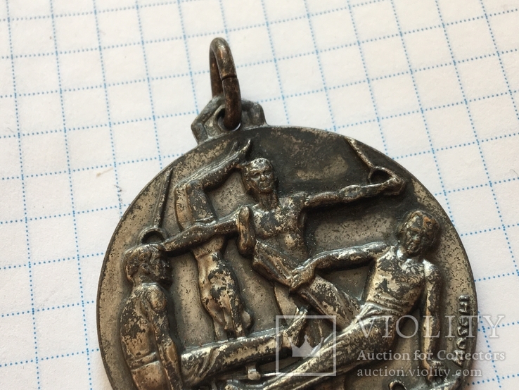Медаль Napoli в тяж. метале, фото №8