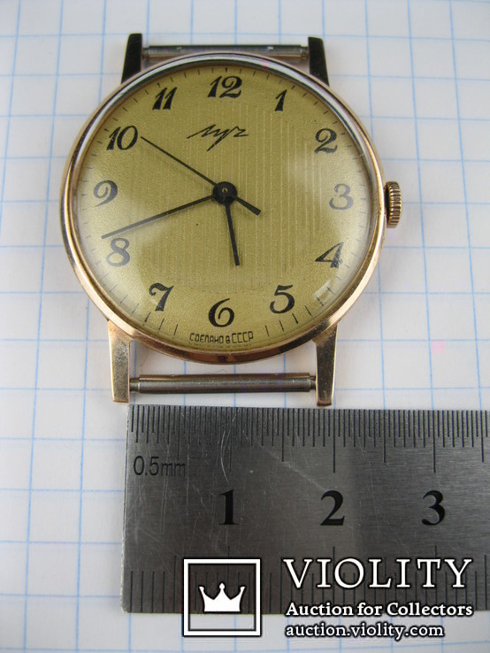 Часы Луч Золото 583 СССР, фото №12