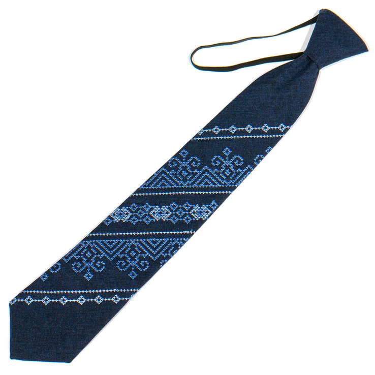 Підліткова вишита краватка №787, фото №3