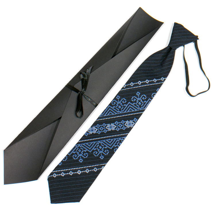 Підліткова вишита краватка №789, фото №4