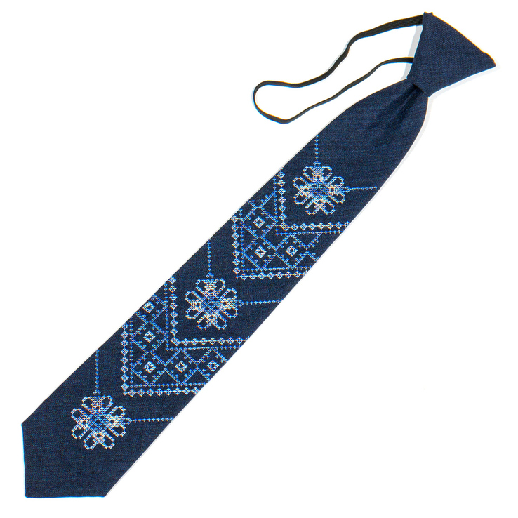 Підліткова вишита краватка №791, фото №3