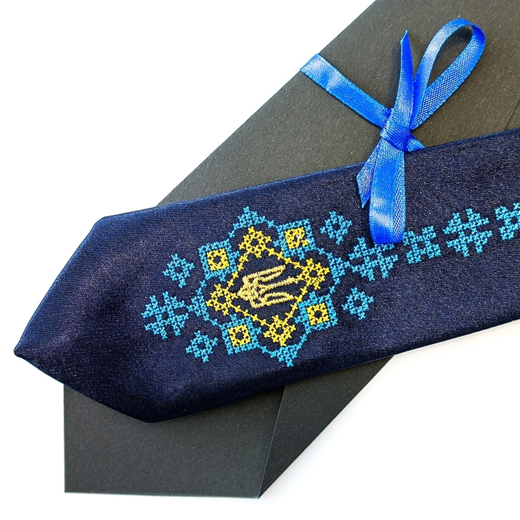 Дитячий галстук з вишивкою Малай, фото №4