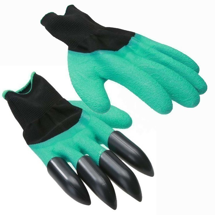 Садовые перчатки с когтями Garden Genie Gloves, фото №3