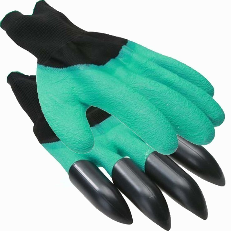 Садовые перчатки с когтями Garden Genie Gloves, фото №5