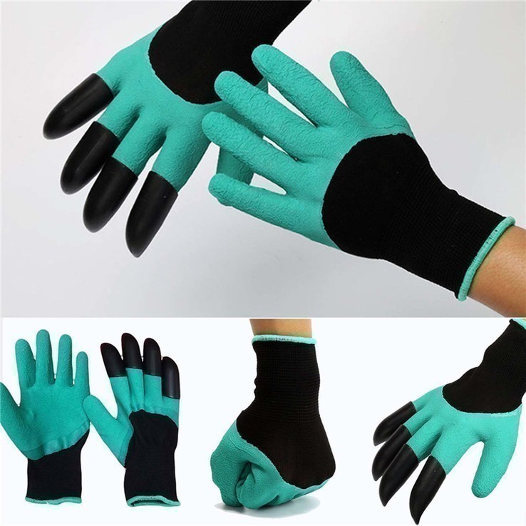 Садовые перчатки с когтями Garden Genie Gloves, фото №8