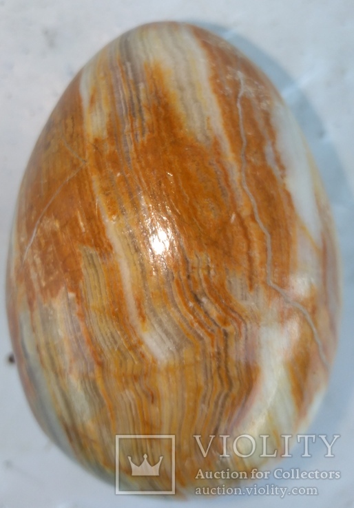 Egg made of stone, onyx., photo number 4