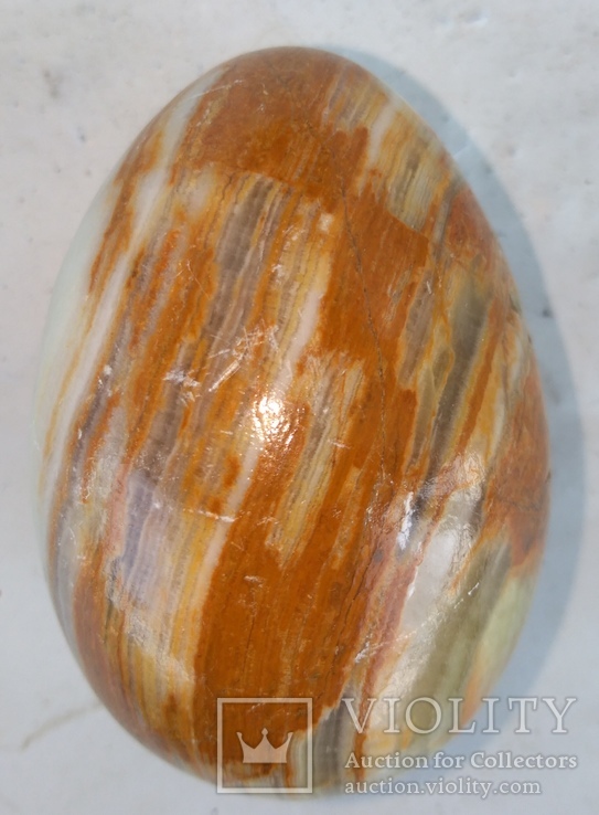 Egg made of stone, onyx., photo number 6