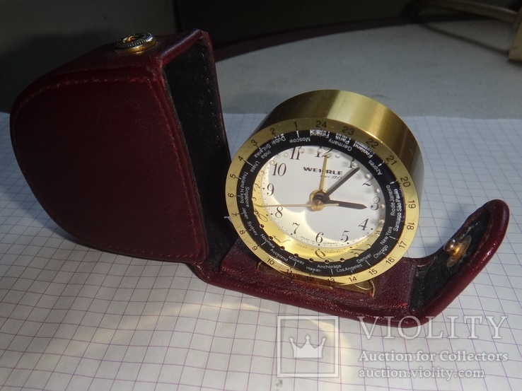 Дорожній колекційний годинник WEHRLE (Німеччина), фото №5