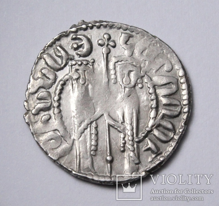 Кілікійська Вірменія, цар Хетум І та цариця Забел, срібний трам 1226-1270рр., фото №7