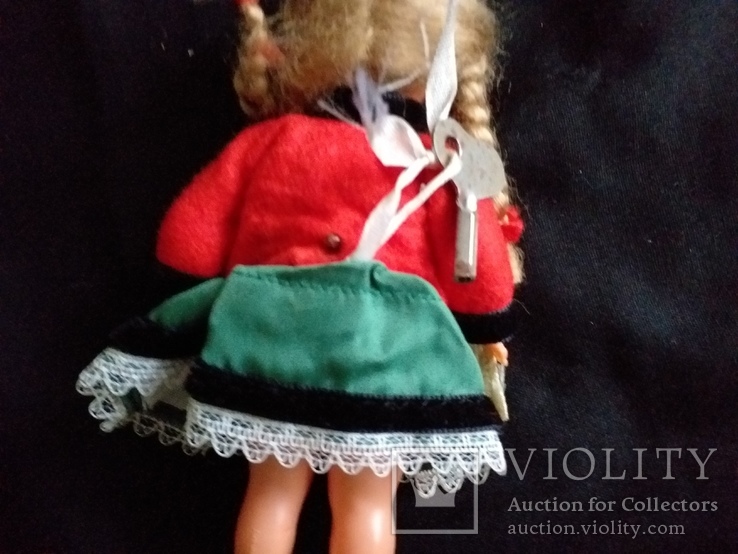 Кукла с ключом ,заводная, фото №5