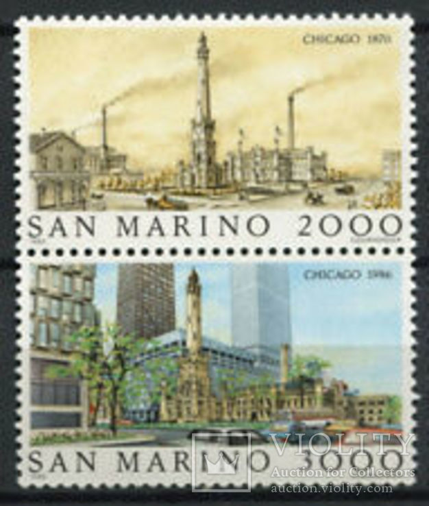 Сан Марино 1986 города мира Чикаго