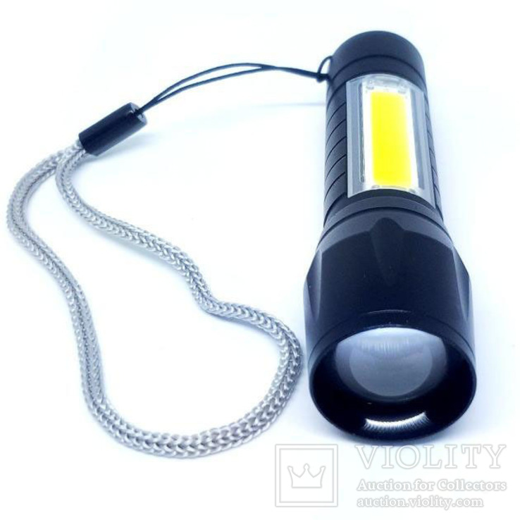 Тактический Аккумуляторный Мини- Фонарь USB BL-511, фото №4