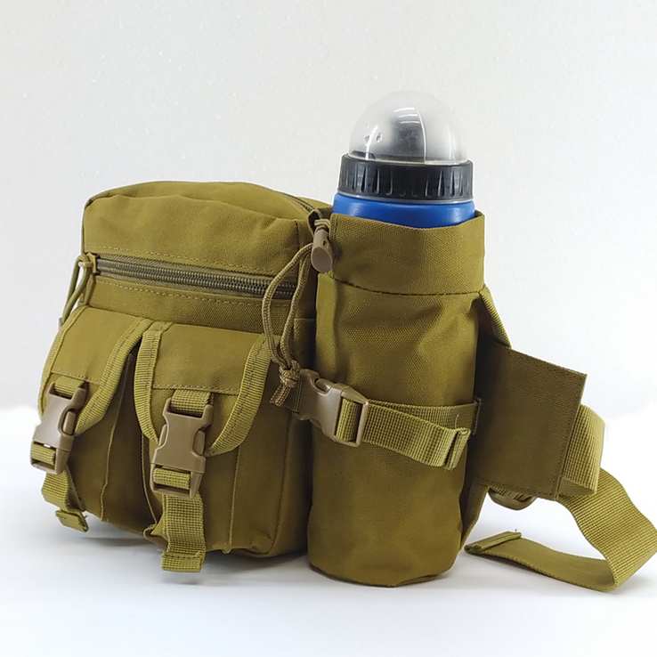 Универсальная тактическая сумка на пояс с карманом под бутылку, фото №4