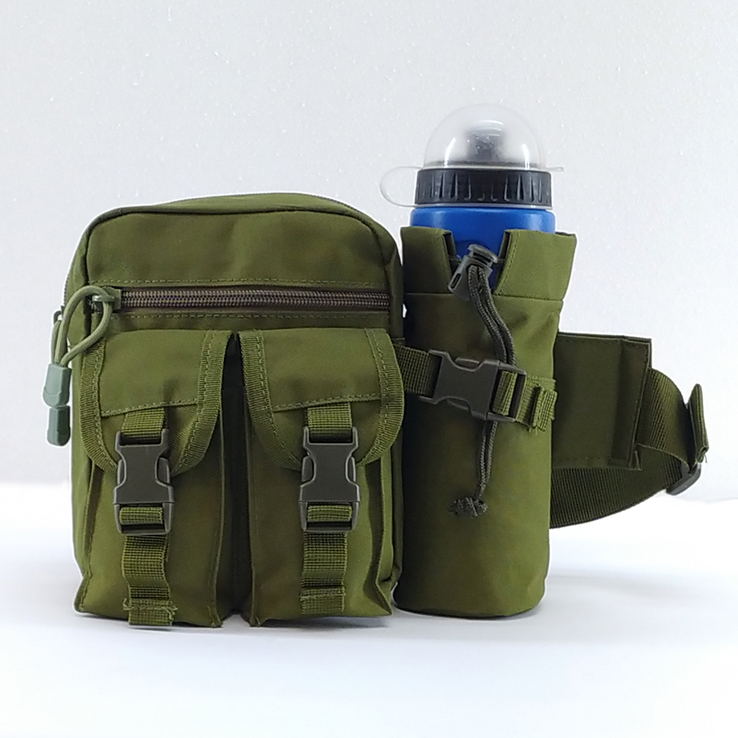 Универсальная тактическая сумка на пояс с карманом под бутылку, фото №3