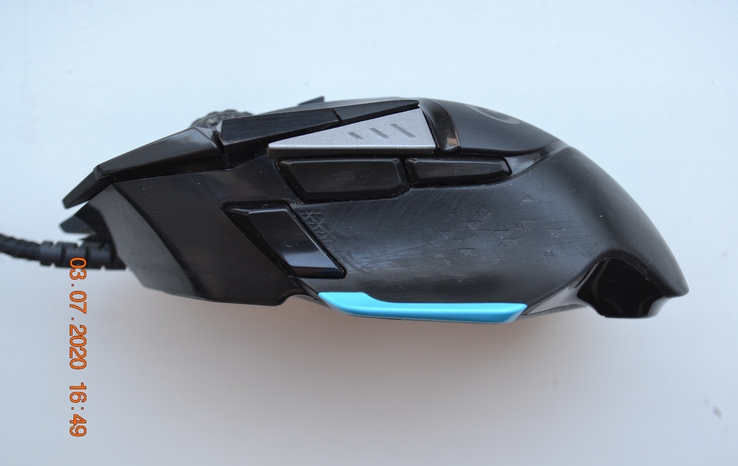 Игровая мышка Logitech G502 Proteus Core Gaming Mouse USB (810-004129). 11 кноп. - грузики, фото №6