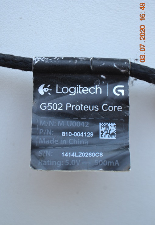 Игровая мышка Logitech G502 Proteus Core Gaming Mouse USB (810-004129). 11 кноп. - грузики, фото №10