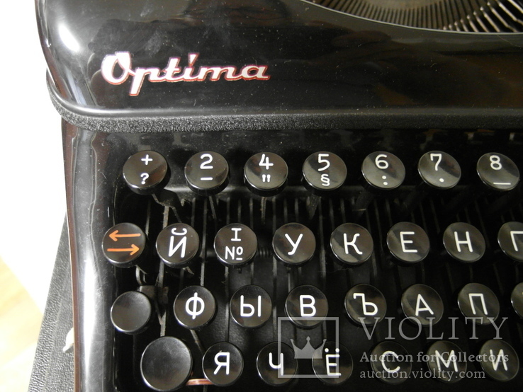 Optima Elite печатная  машинка 50-х годов происхождения Германии, фото №12