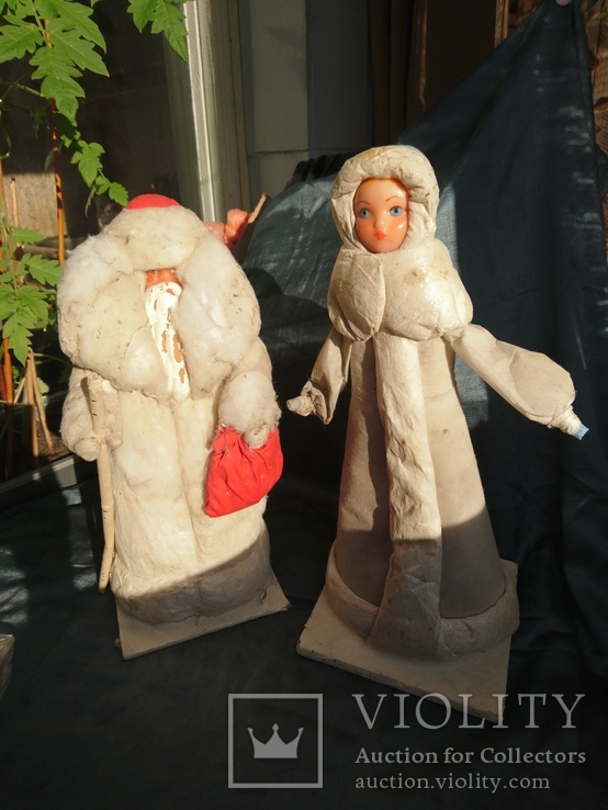 Дед Мороз и Снегурочка с этикетками, фото №3