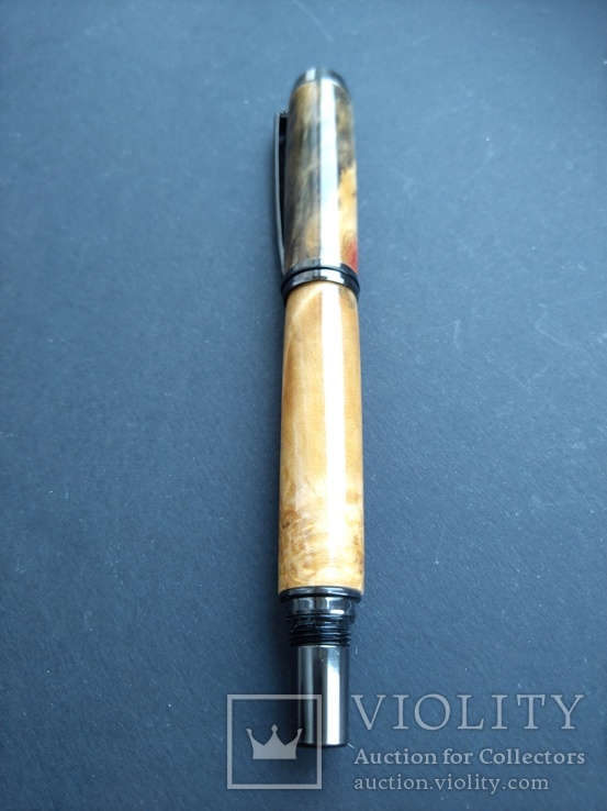 Ручка роллер ручной работы Кленовая, фото №3