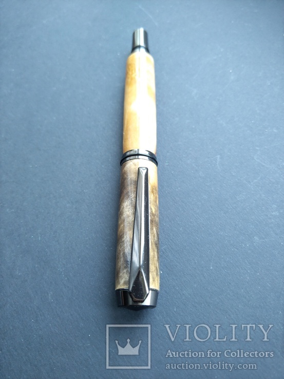 Ручка роллер ручной работы Кленовая, фото №4