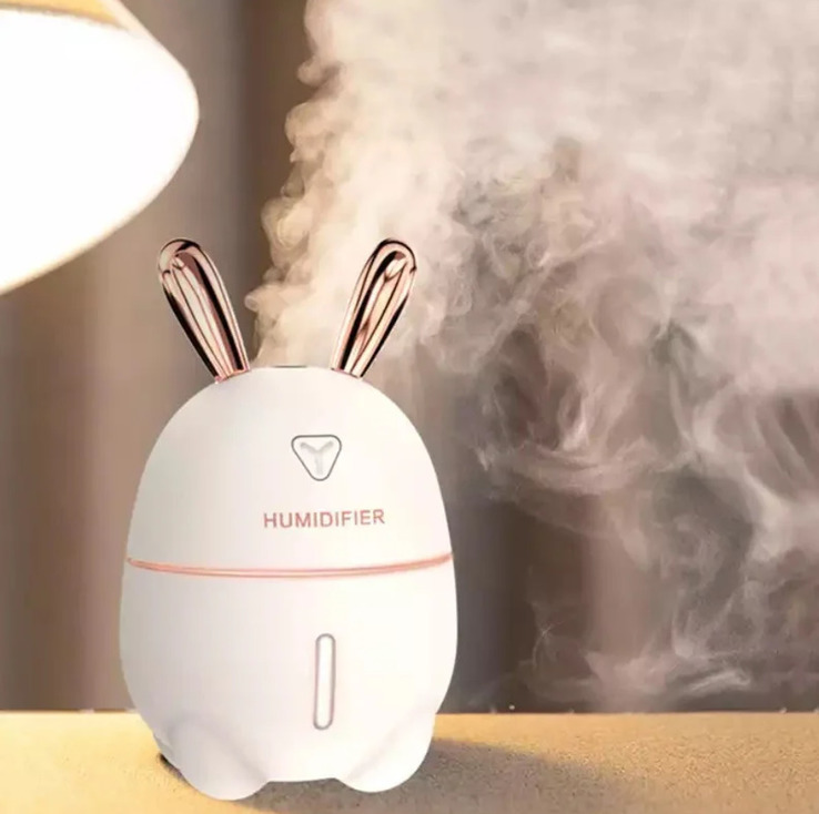 Увлажнитель воздуха и ночник 2в1 Humidifiers Rabbit, фото №3