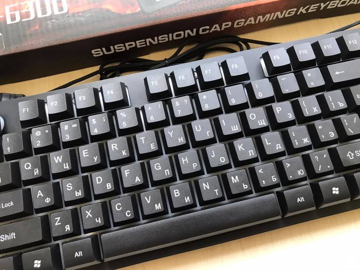 Профессиональная игровая клавиатура с подсветкой клавиш LANDSLIDES, photo number 5