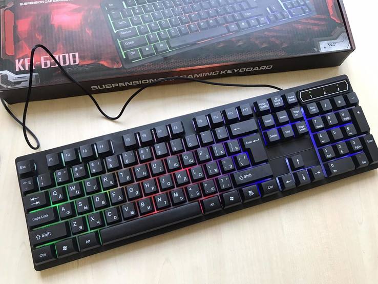 Профессиональная игровая клавиатура с подсветкой клавиш LANDSLIDES, фото №9